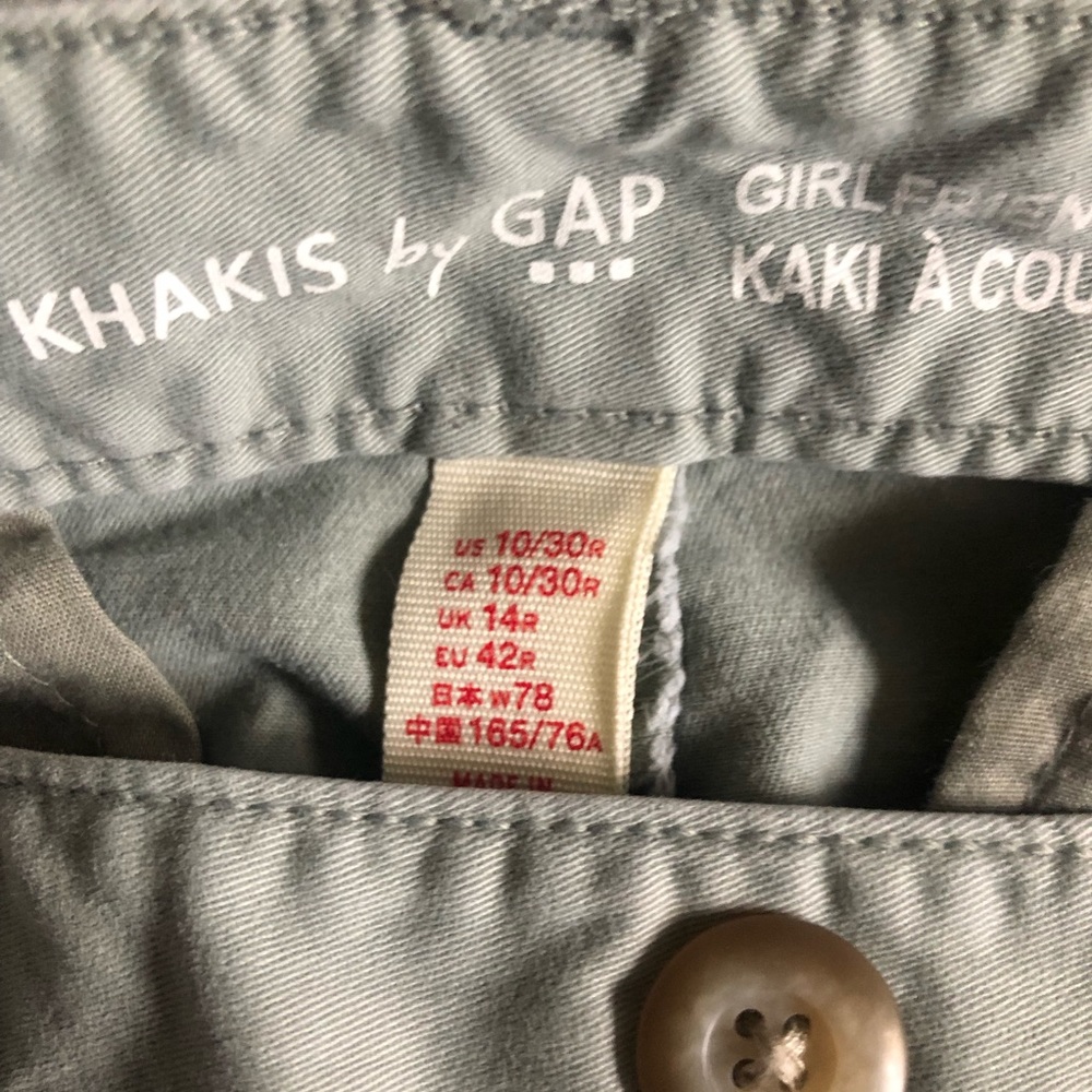 GAP girlfriend khakis - Picture 3 of 3